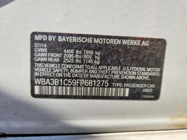 2015 BMW 320 320i