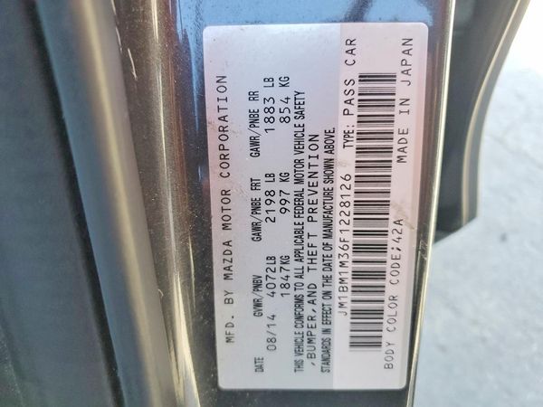 2015 MAZDA 3 Grand Touring/GT