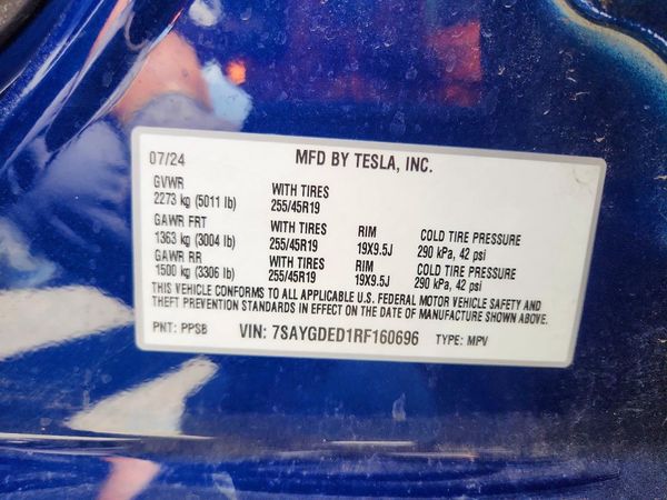 2024 TESLA MODEL Y