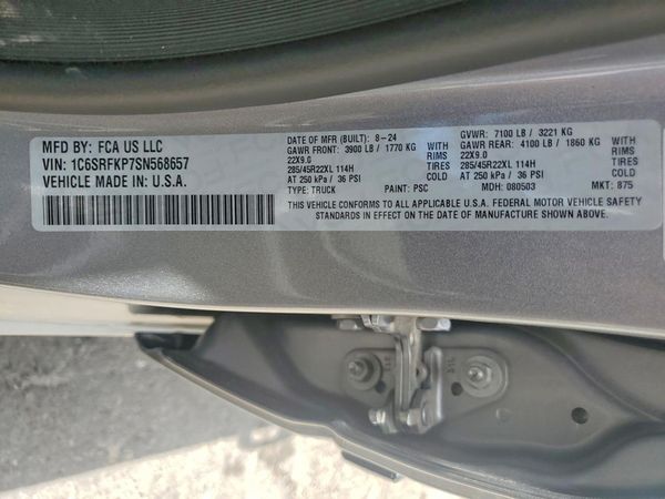 2025 RAM 1500 Tungsten