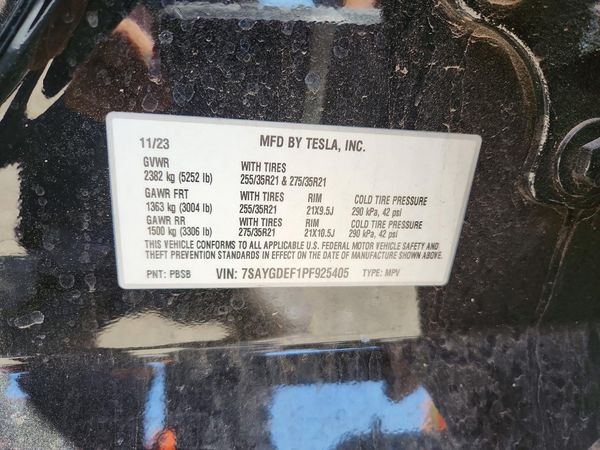 2023 TESLA MODEL Y