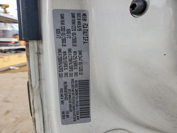 2020 RAM PROMASTER CITY ST — VINS