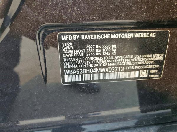 2021 BMW 530