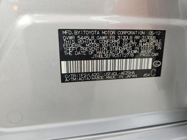 2012 LEXUS LS 460