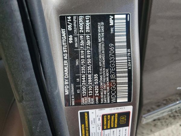 2014 MERCEDES-BENZ GLK GLK350 4-MATIC