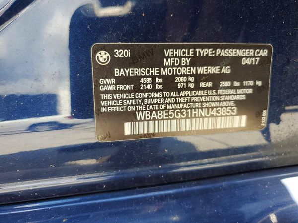 2017 BMW 320 xDrive SA