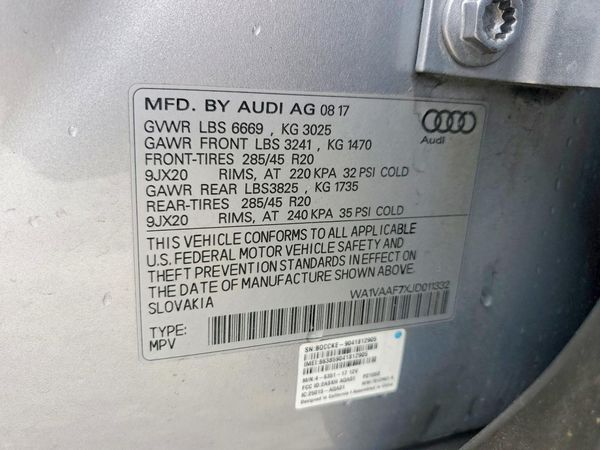 2018 AUDI Q7