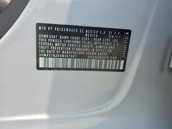 2017 VOLKSWAGEN JETTA