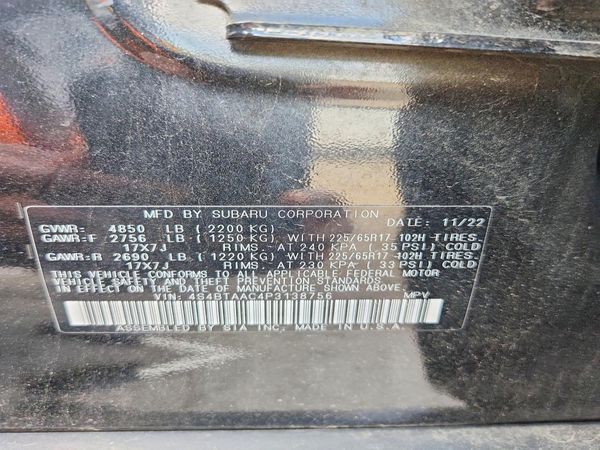 2023 SUBARU OUTBACK
