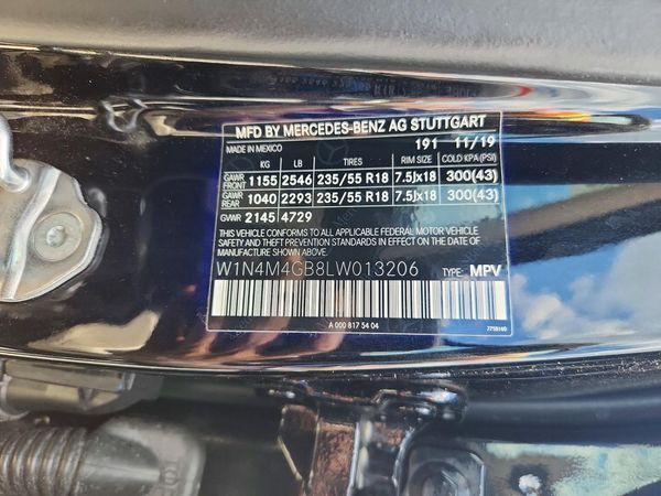 2020 MERCEDES-BENZ GLB GLB250