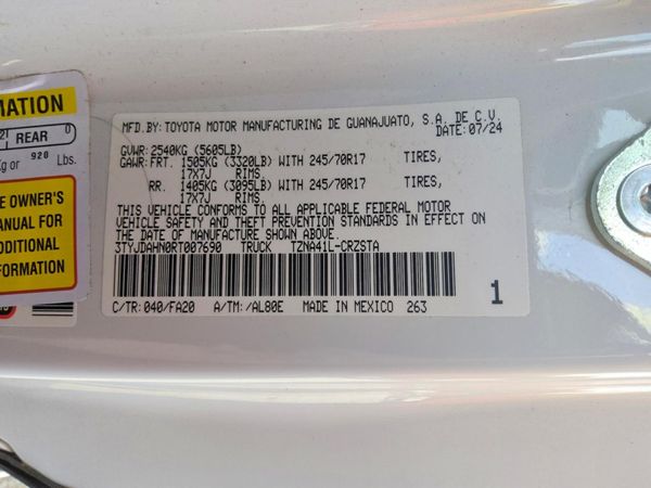 2024 TOYOTA TACOMA