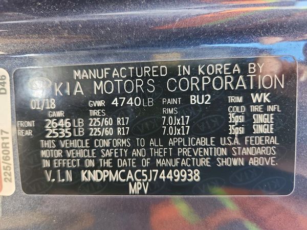 2018 KIA SPORTAGE QL