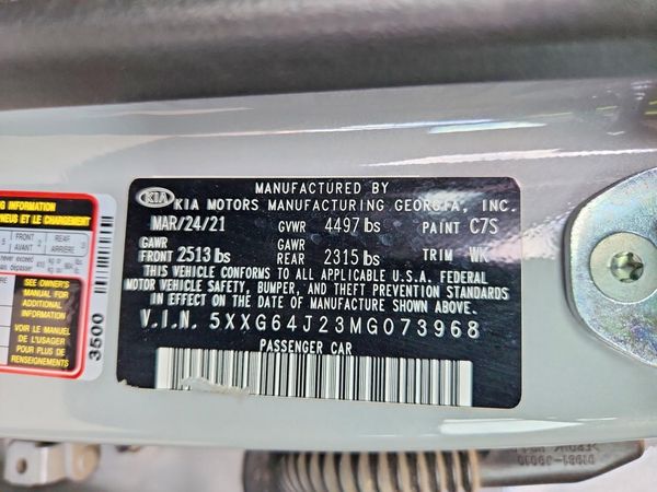 2021 KIA K5 GT-Line