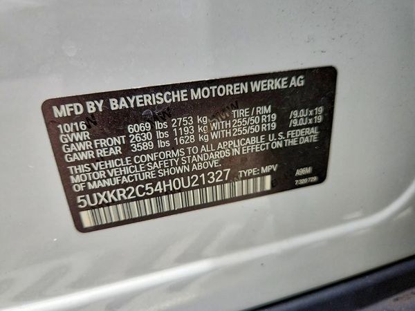 2017 BMW X5 sDrive35i