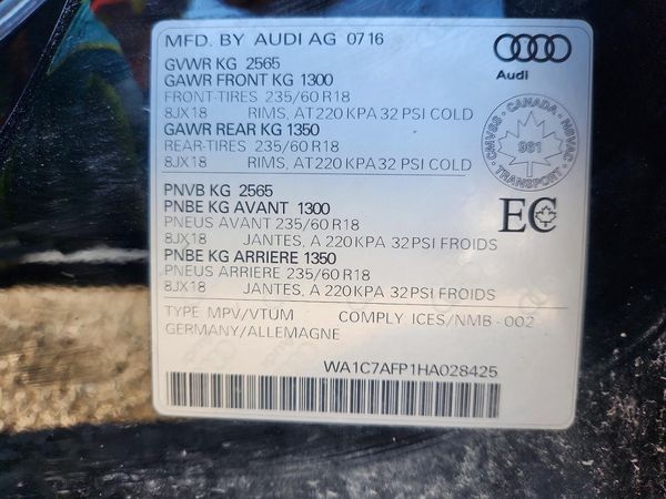 2017 AUDI Q5