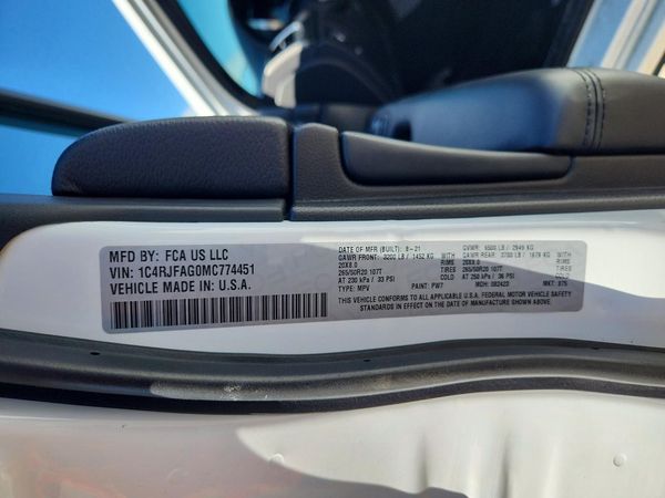 2021 JEEP GRAND CHEROKEE LAREDO 4X4