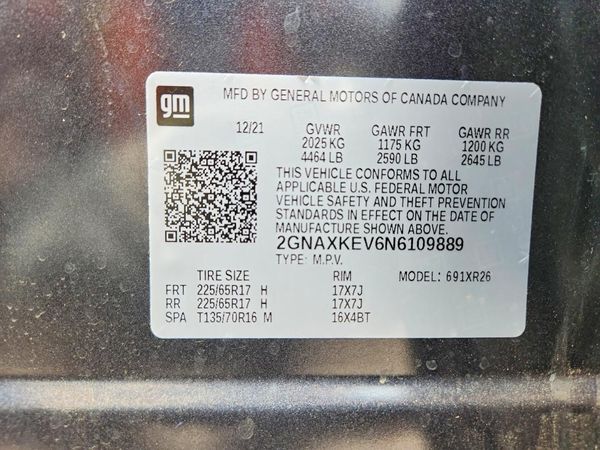 2022 CHEVROLET EQUINOX