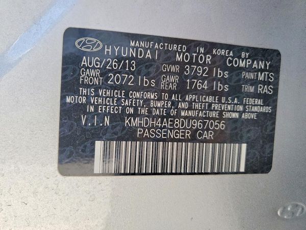 2013 HYUNDAI ELANTRA