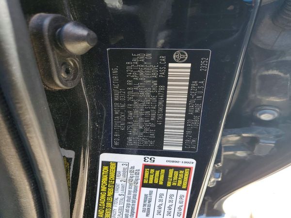 2021 TOYOTA CAMRY XSE