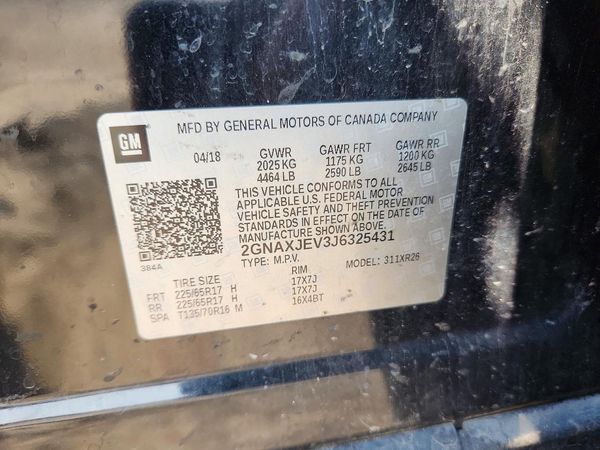 2018 CHEVROLET EQUINOX LT (1LT)