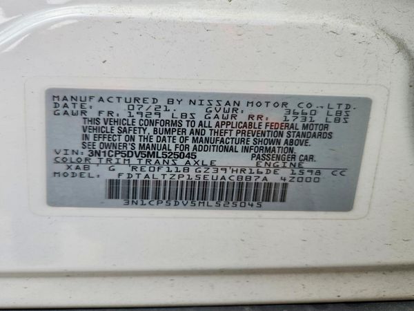 2021 NISSAN KICKS SR