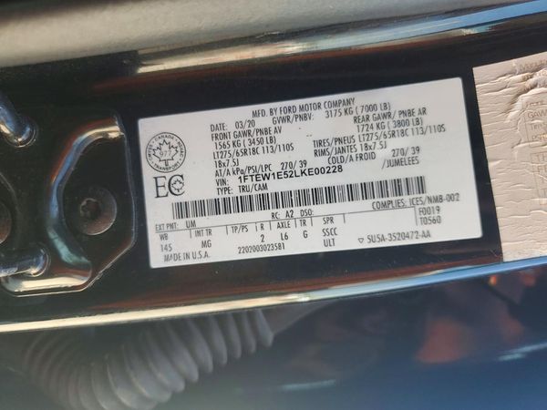 2020 FORD F150