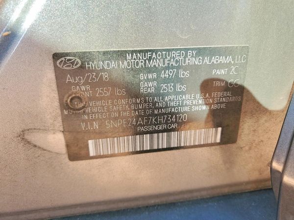 2019 HYUNDAI SONATA Eco Turbo, SE