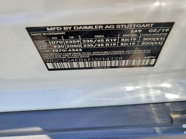 2019 MERCEDES-BENZ GLA GLA250