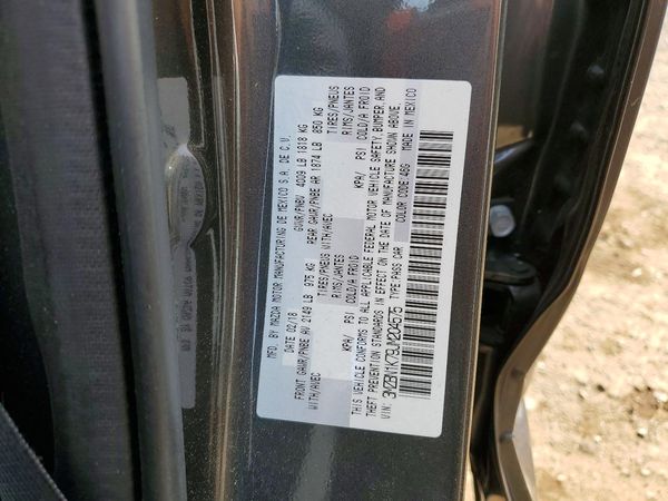 2018 MAZDA 3 Sport