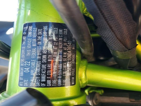 2022 KAWASAKI NINJA 650
