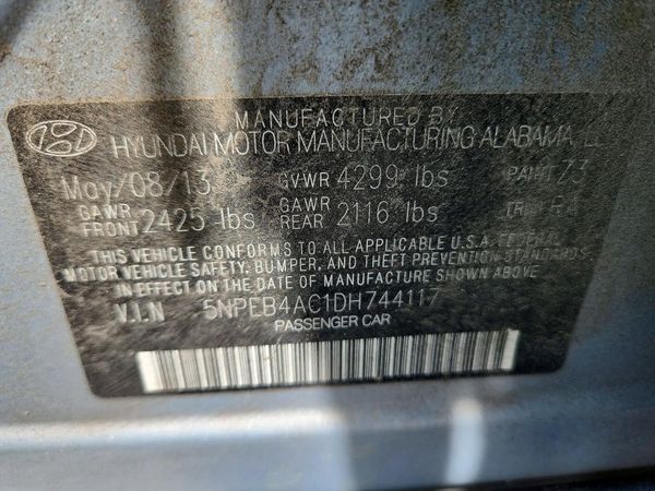 2013 HYUNDAI SONATA GLS/ GLS Popular