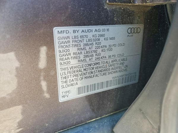 2017 AUDI Q7 quattro Prestige