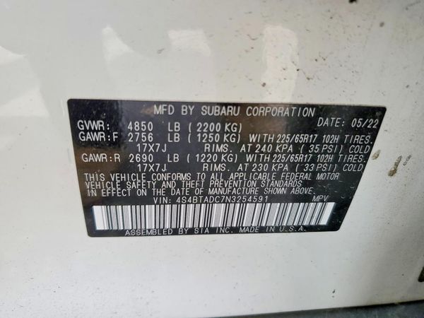 2022 SUBARU OUTBACK Premium