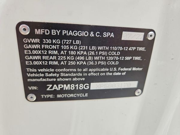 2023 VESPA ALL OTHER