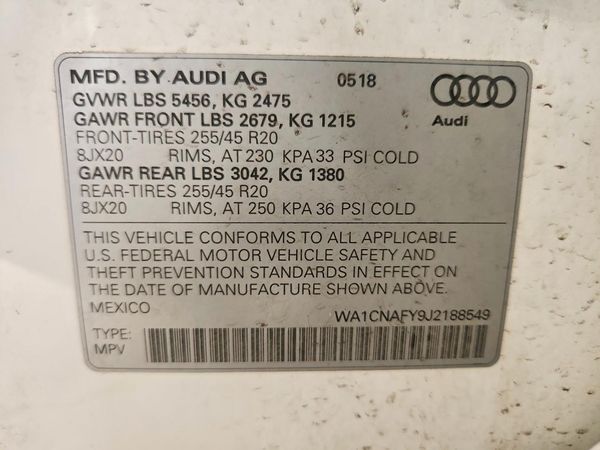 2018 AUDI Q5
