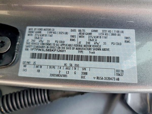 2025 FORD F150 XLT
