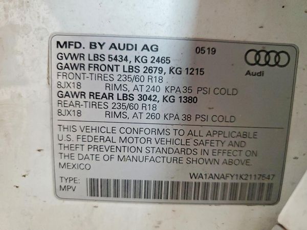 2019 AUDI Q5