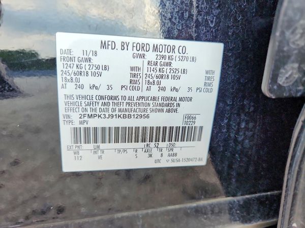 2019 FORD EDGE SEL