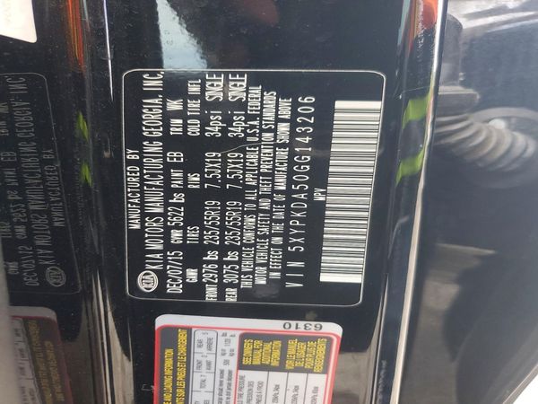 2016 KIA SORENTO