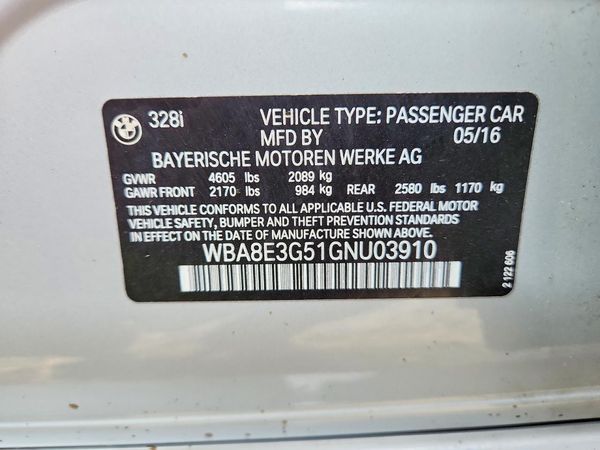 2016 BMW 328 xDrive SA