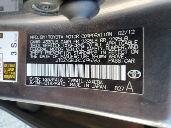 2012 TOYOTA PRIUS