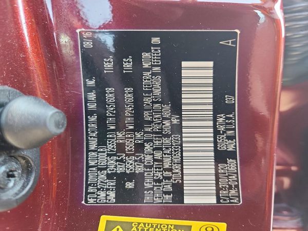 2016 TOYOTA HIGHLANDER Base/Hybrid
