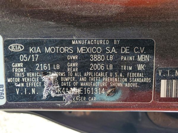 2017 KIA FORTE LX Base