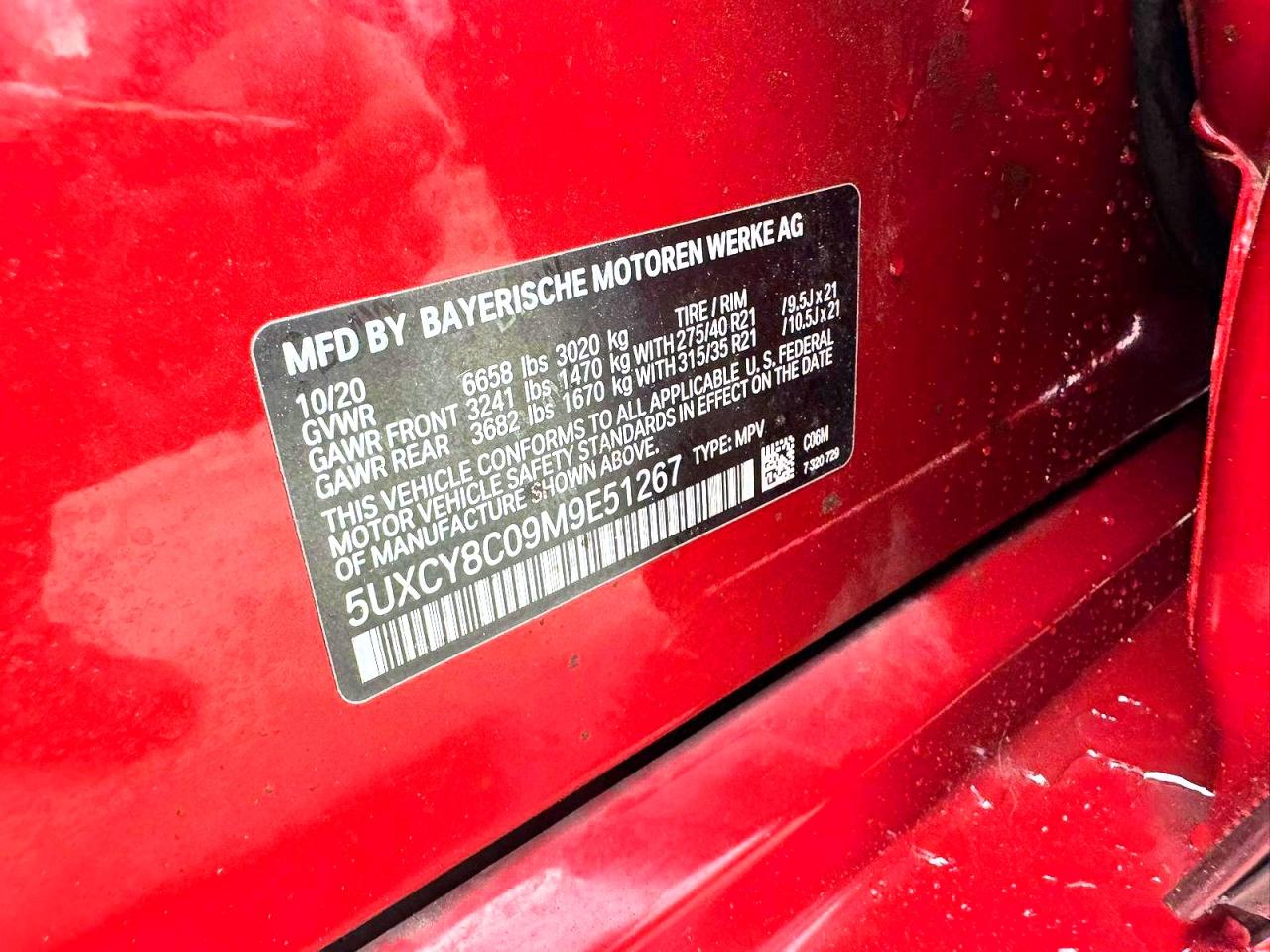 2021 BMW X6 M50i