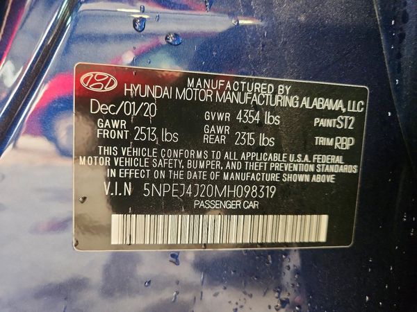 2021 HYUNDAI SONATA SEL Plus