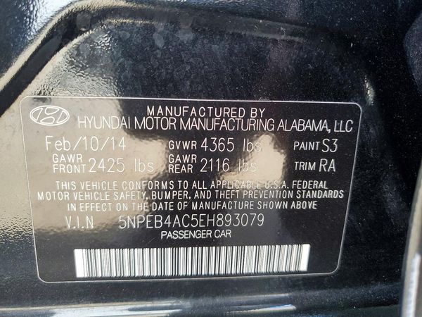 2014 HYUNDAI SONATA GLS/ GLS Popular