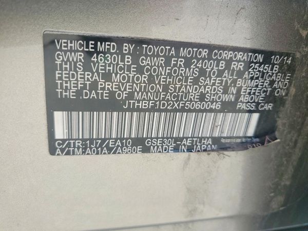 2015 LEXUS IS