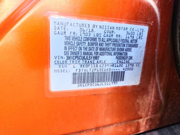 2018 NISSAN KICKS