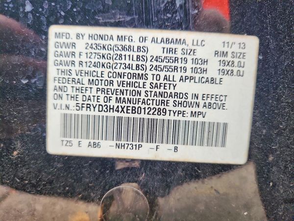 2014 ACURA MDX Tech
