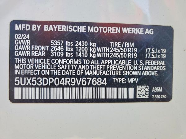 2024 BMW X3 xDrive30i